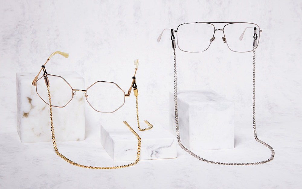 Die hangloo Brillenketten - gold und silber