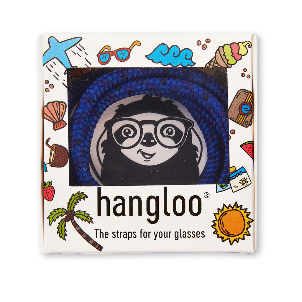 hangloo Bella Italia Brillenband blau Verpackung