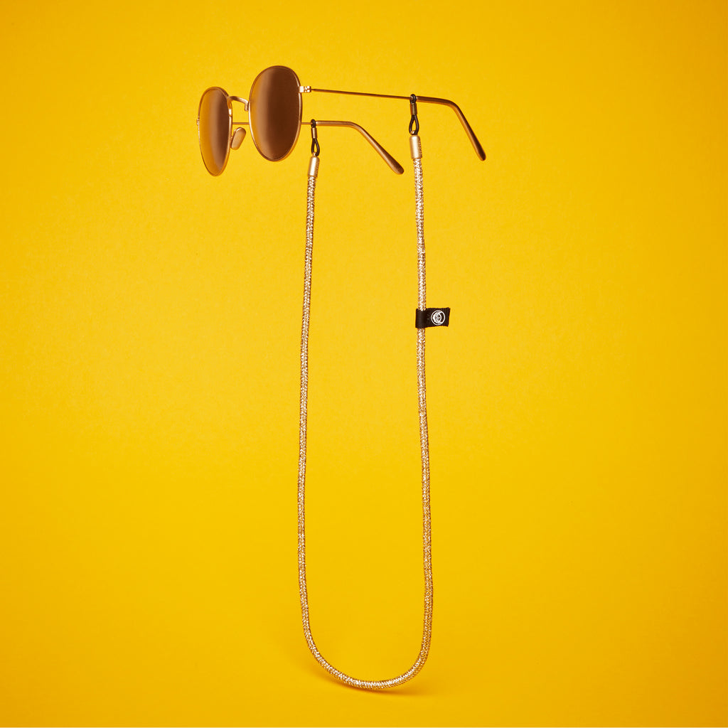 Maple Syrup hangloo Brillenband gold Lurex Gesamt