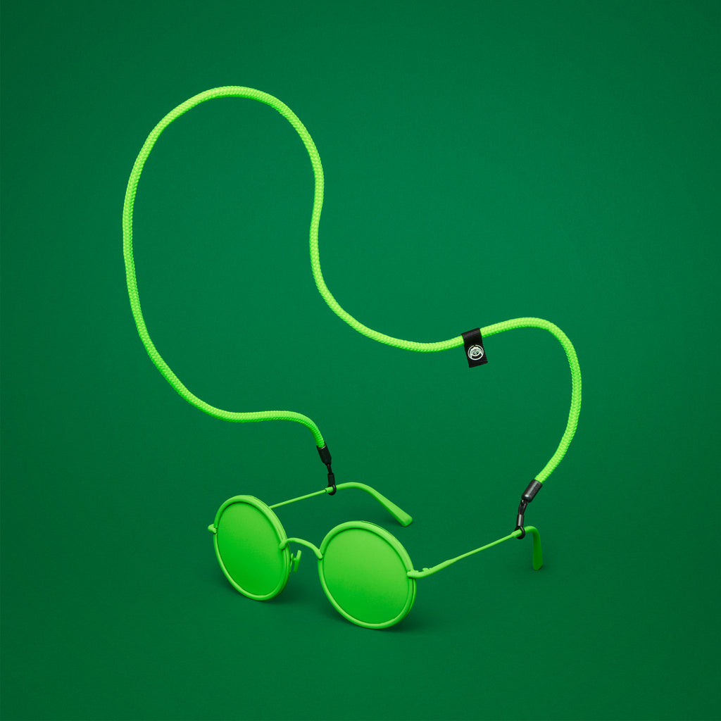 Slimy hangloo Brillenband neon grün Brille